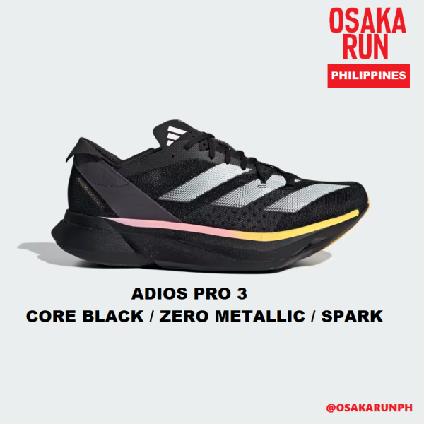 Adios Pro 3 – Core Black / Zero Metallic / Spark