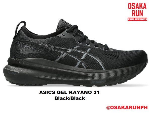 Gel Kayano 31 - Black/Black