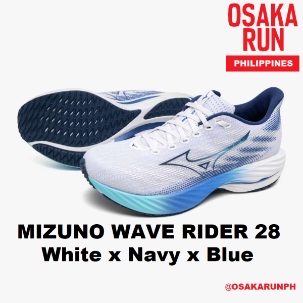 Wave Rider 28 - White x Navy x Blue