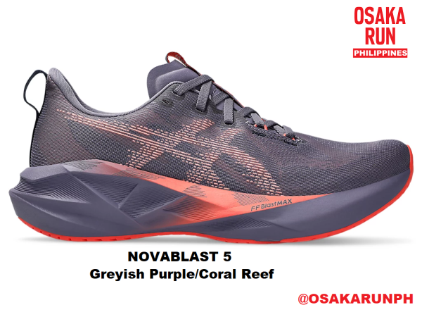 Novablast 5 - Greyish Purple/Coral Reef