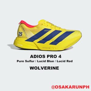 Adios Pro 4 – Pure Sulfur / Lucid Blue / Lucid Red - Adios Pro 4 Wolverine
