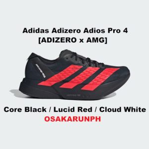 Adios Pro 4 AMG - Core Black / Lucid Red / Cloud White