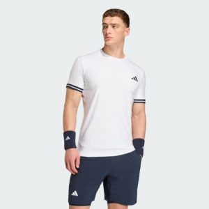 Adidas Tennis Climacool Freelift T-Shirt Pro - French Open 2026 - White