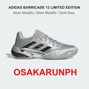 Adidas Barricade 13 - Silver Metallic / Silver Metallic / Dash Grey