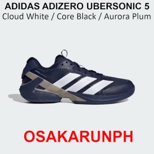 Adidas Adizero Ubersonic 5 - Dark Blue / Cloud White / Cyber Metallic