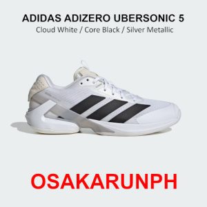 Adidas Adizero Ubersonic 5 - Cloud White / Core Black / Silver Metallic