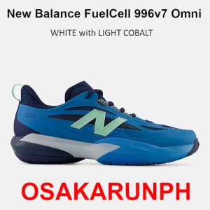 New Balance FuelCell 996v7 Omni – WHITE with LIGHT COBALT