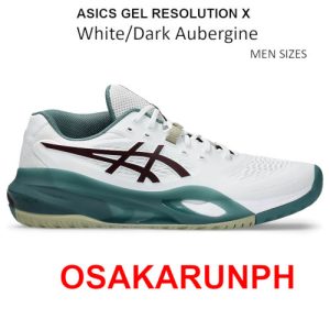Asics Gel Resolution X - White / Dark Aubergine