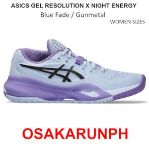 Asics Gel Resolution X Night Energy - Blue Fade / Gunmetal