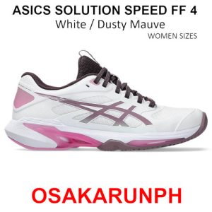 Asics Solution Speed FF 4 - White / Dusty Mauve