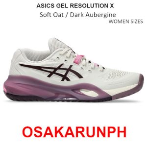 Asics Gel Resolution X - Soft Oat / Dark Aubergine
