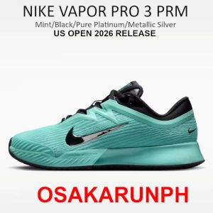 Nike Vapor Pro 3 Mint - Alex Eala tennis shoe at US Open 2026 - New York