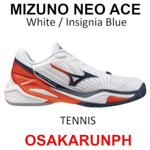 Mizuno Neo Ace - White / Insignia Blue